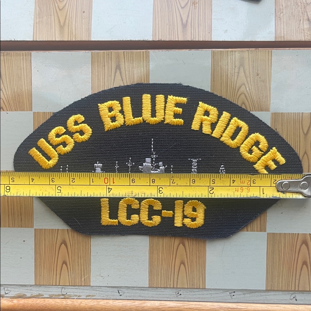 USS Blue Ridge LCC-19 Embroidered Patch - Picture 6 of 7